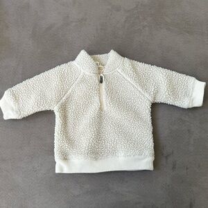 Jcrew Baby Sherpa Zip up 6-12 mo